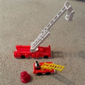 Little People Red and Yellow Fire Truck Toy Set
